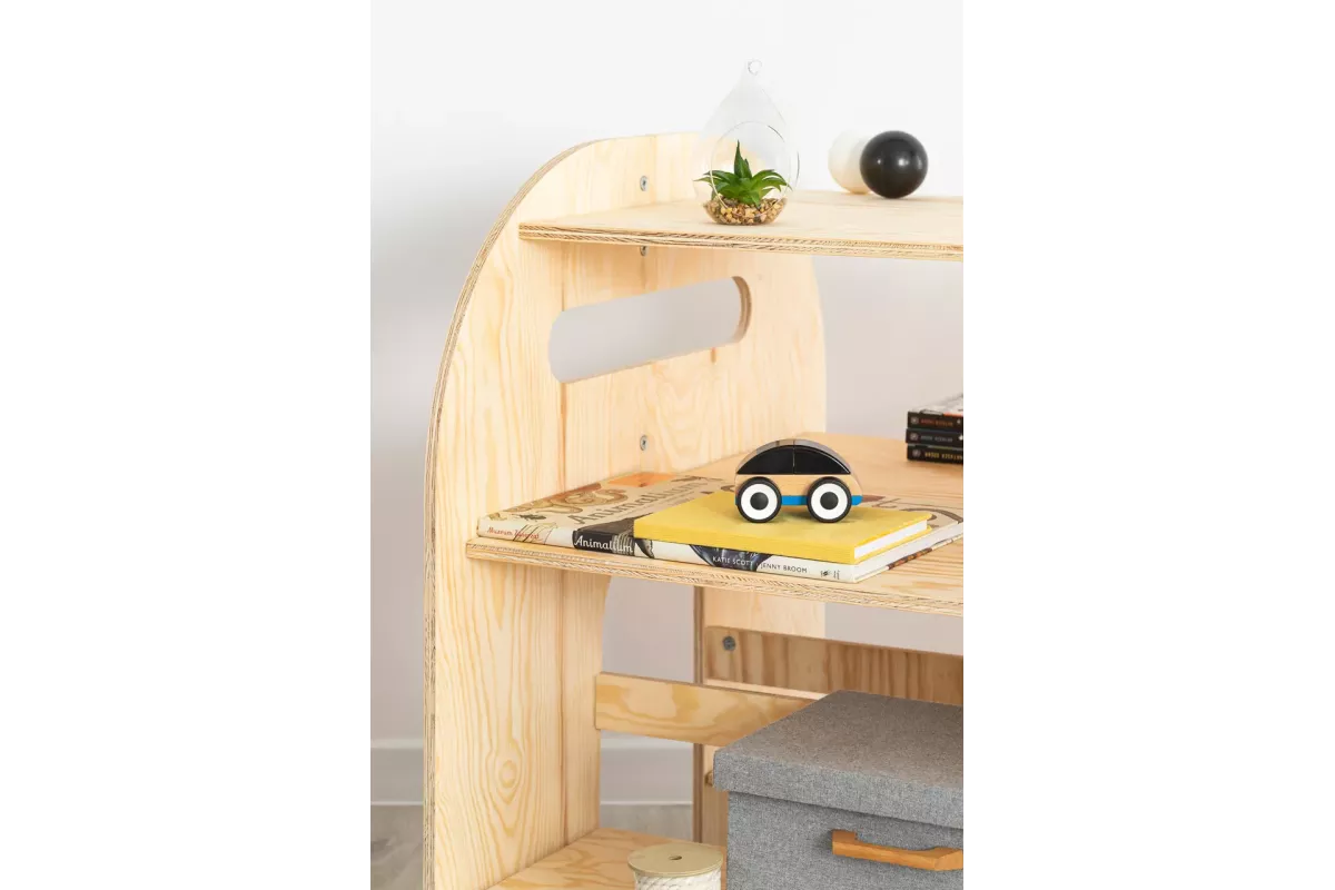 Bibliothèque en contreplaqué Pin MUNDI 40x60