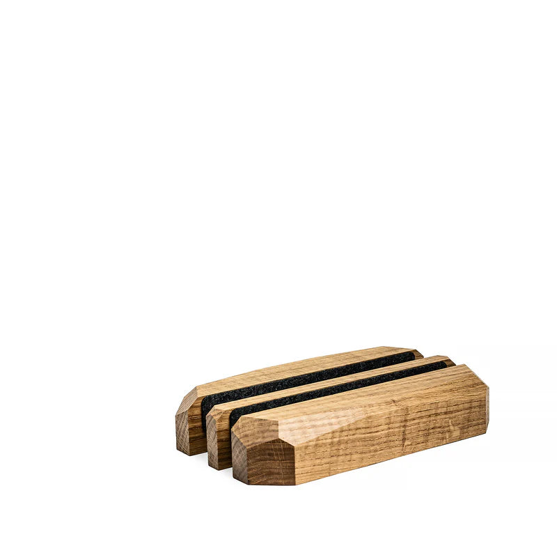 Support double pour ordinateur portable Chêne Géométrique