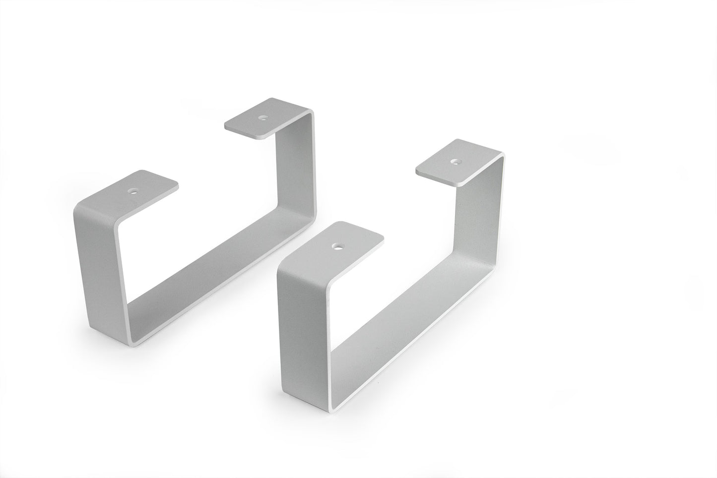 Pieds en métal pour support d'écran à monter soi-même Pieds en métal pour support d'écran à monter soi-même 20 x 9,5 cm,