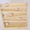 Petit toboggan à boules en bois Montessori