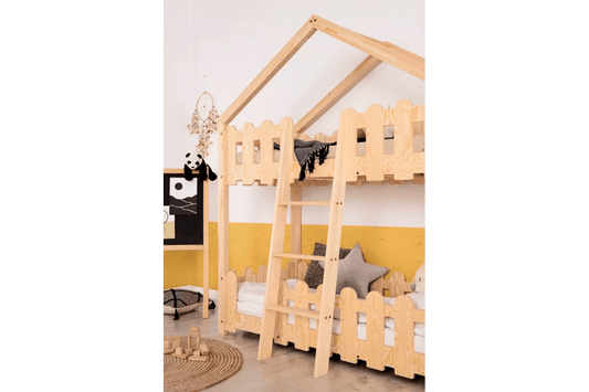 Lit superposé Kaiko en Bois Fait Main - La Cabane à Loulous