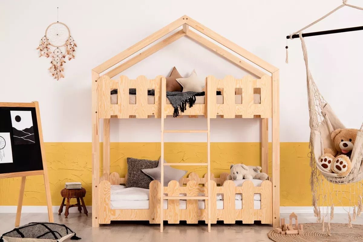 Lit superposé Kaiko en Bois Fait Main - La Cabane à Loulous