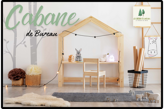Un bureau en bois pour enfant : son petit coin à lui