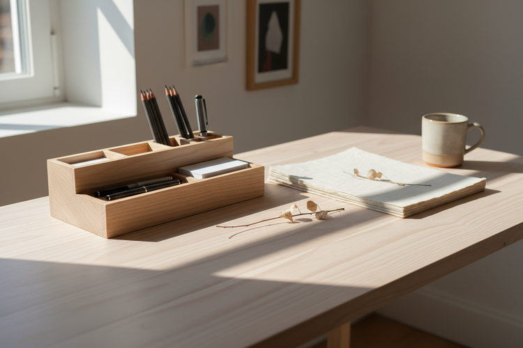 Accessoires bureau en bois