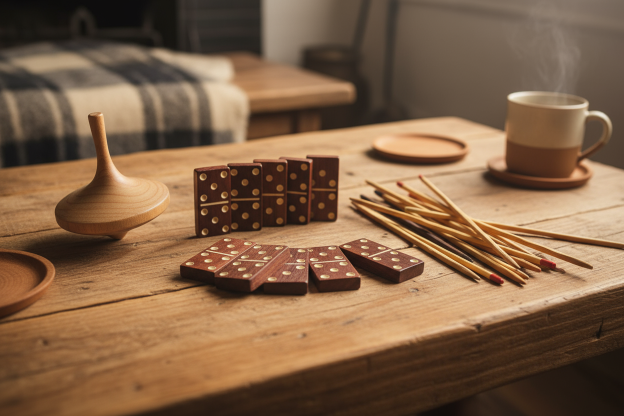 Jeux traditionnels en bois