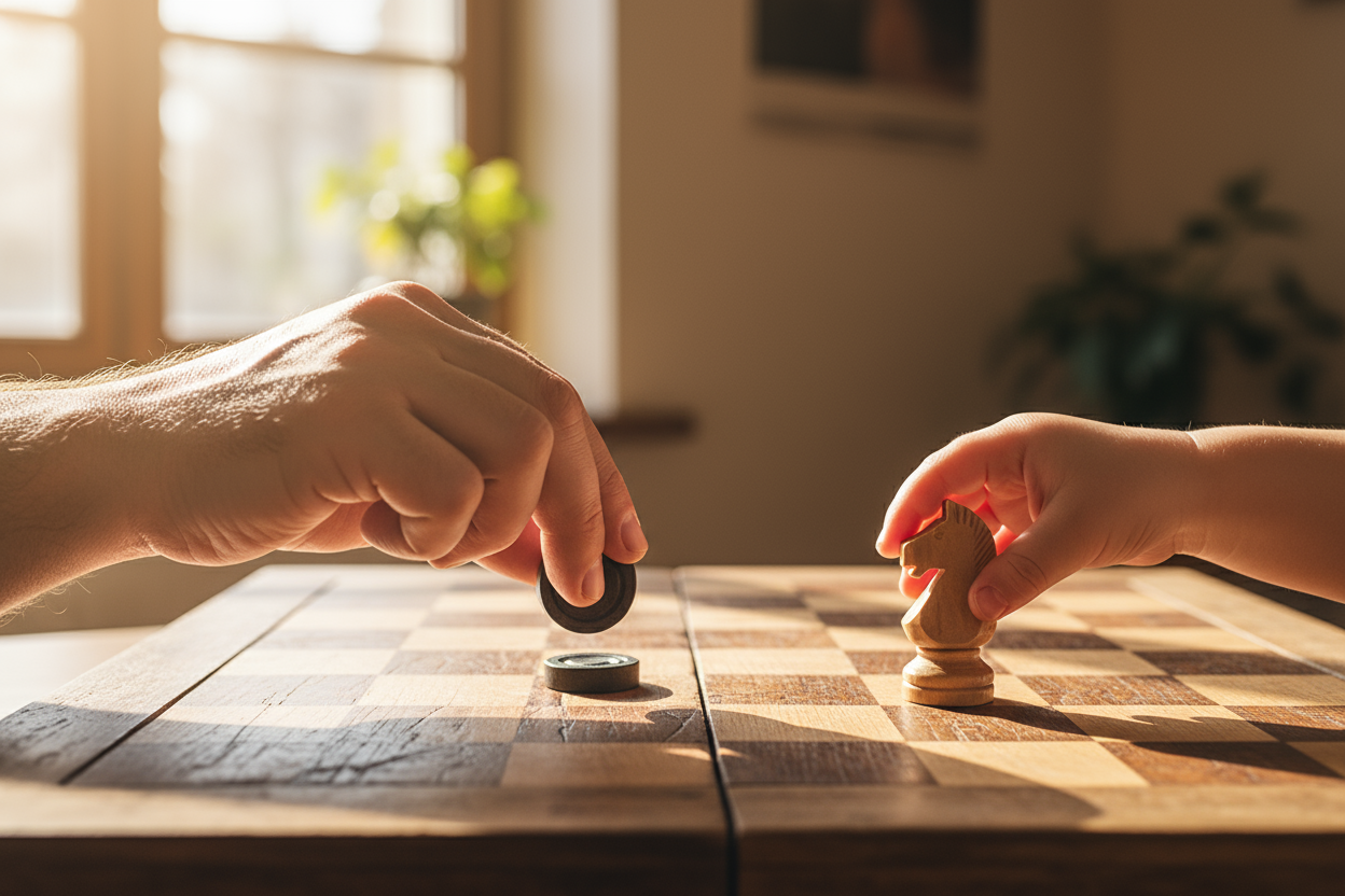 Jeux de société en bois