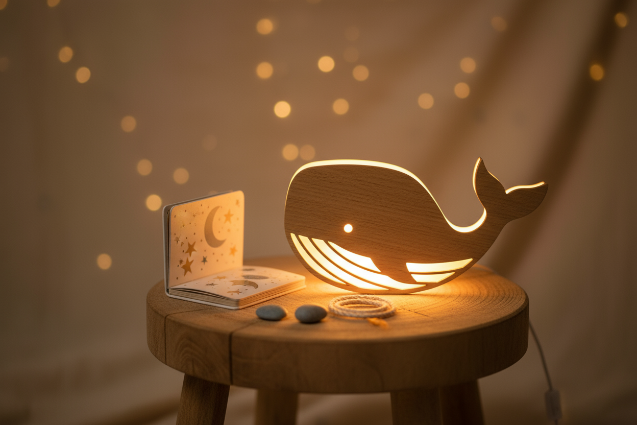 Veilleuses & lampes en bois