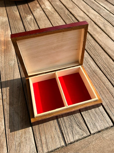 Coffret 2 jeux de Cartes en bois fait main