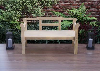 Banc en bois naturel GOMEZ