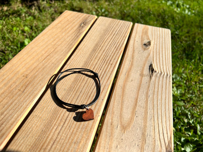 Bracelet Minimaliste en Bois Fait Main