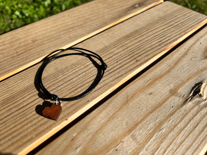 Bracelet Minimaliste en Bois Fait Main