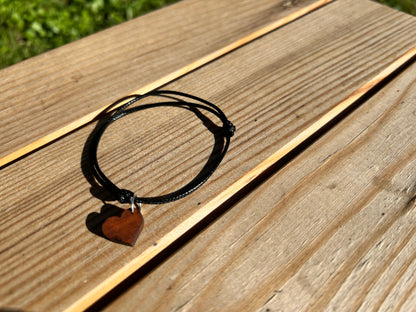 Bracelet Minimaliste en Bois Fait Main