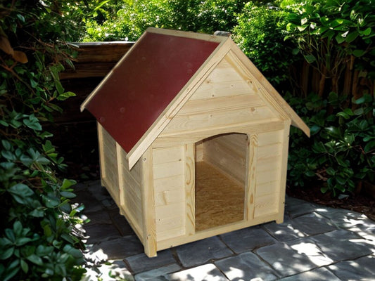 Niche en bois pour chien – idéale pour gabarit moyen