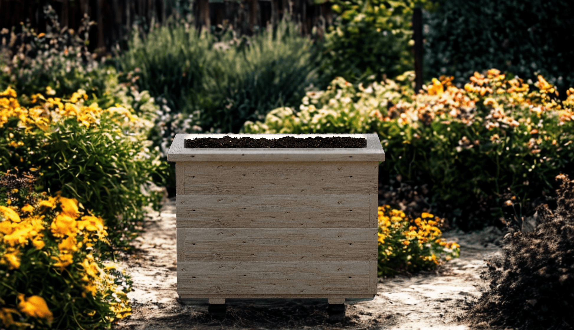 Bac à fleurs en bois Sylvestre - La Cabane à Loulous