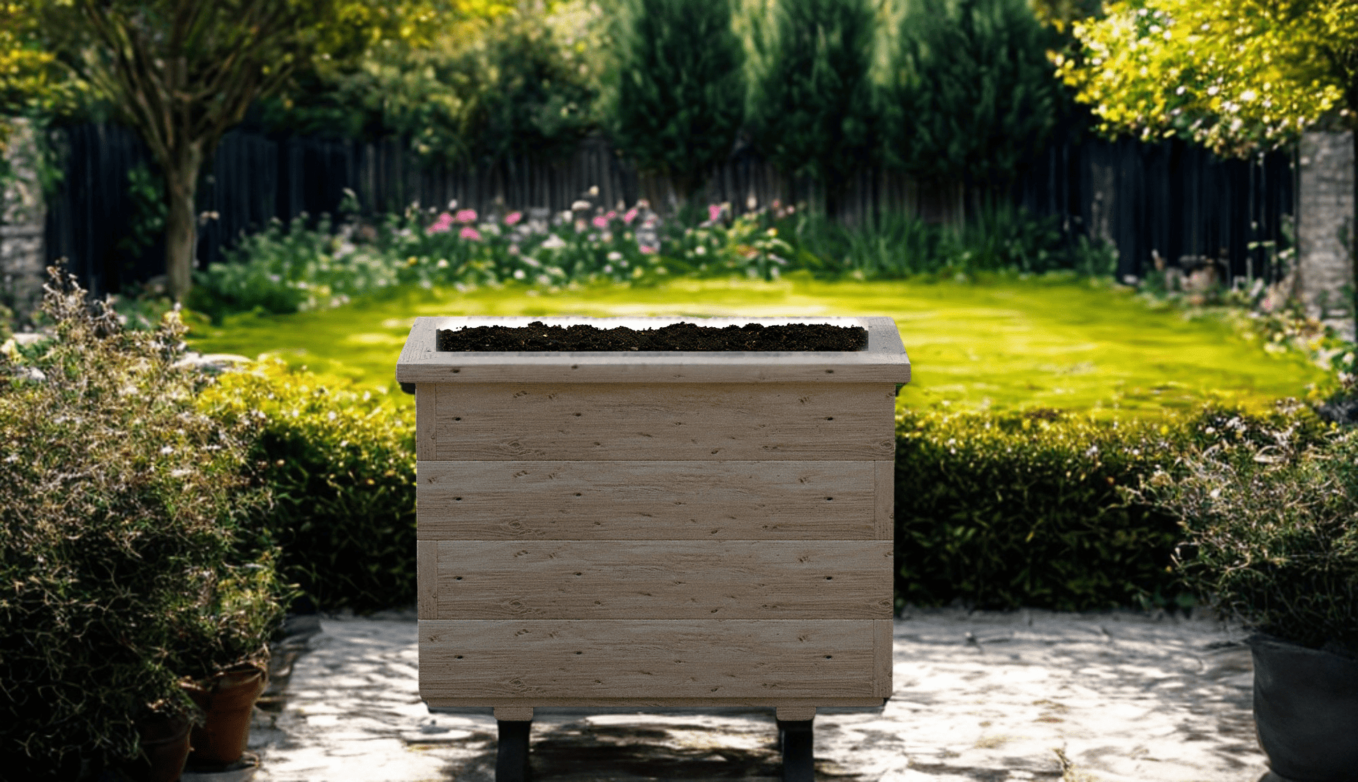 Bac à fleurs en bois Sylvestre - La Cabane à Loulous