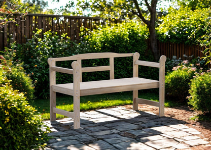 Banc de jardin en bois naturel Rivage - La Cabane à Loulous