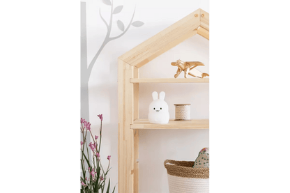 Bibliothèque en Bois Pin en forme de Cabane 40x60 - La Cabane à Loulous