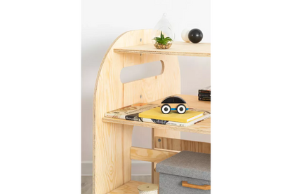 Bibliothèque en contreplaqué Pin MUNDI 40x60