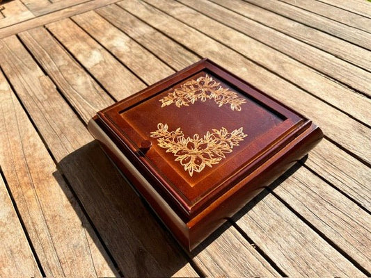 Boite à bijoux en bois fait main - La Cabane à Loulous