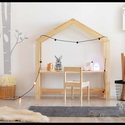 Bureau Cabane en Bois Naturel fait main - La Cabane à Loulous