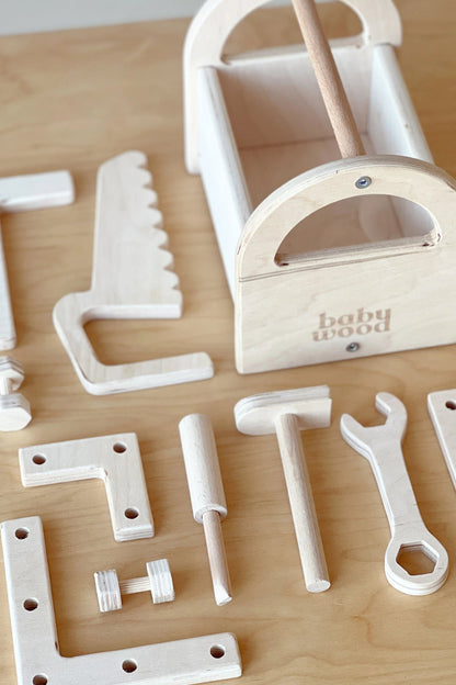 Caisse à outils en bois - La Cabane à Loulous