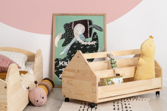 Coffre à livres et jouets en bois Kute - La Cabane à Loulous