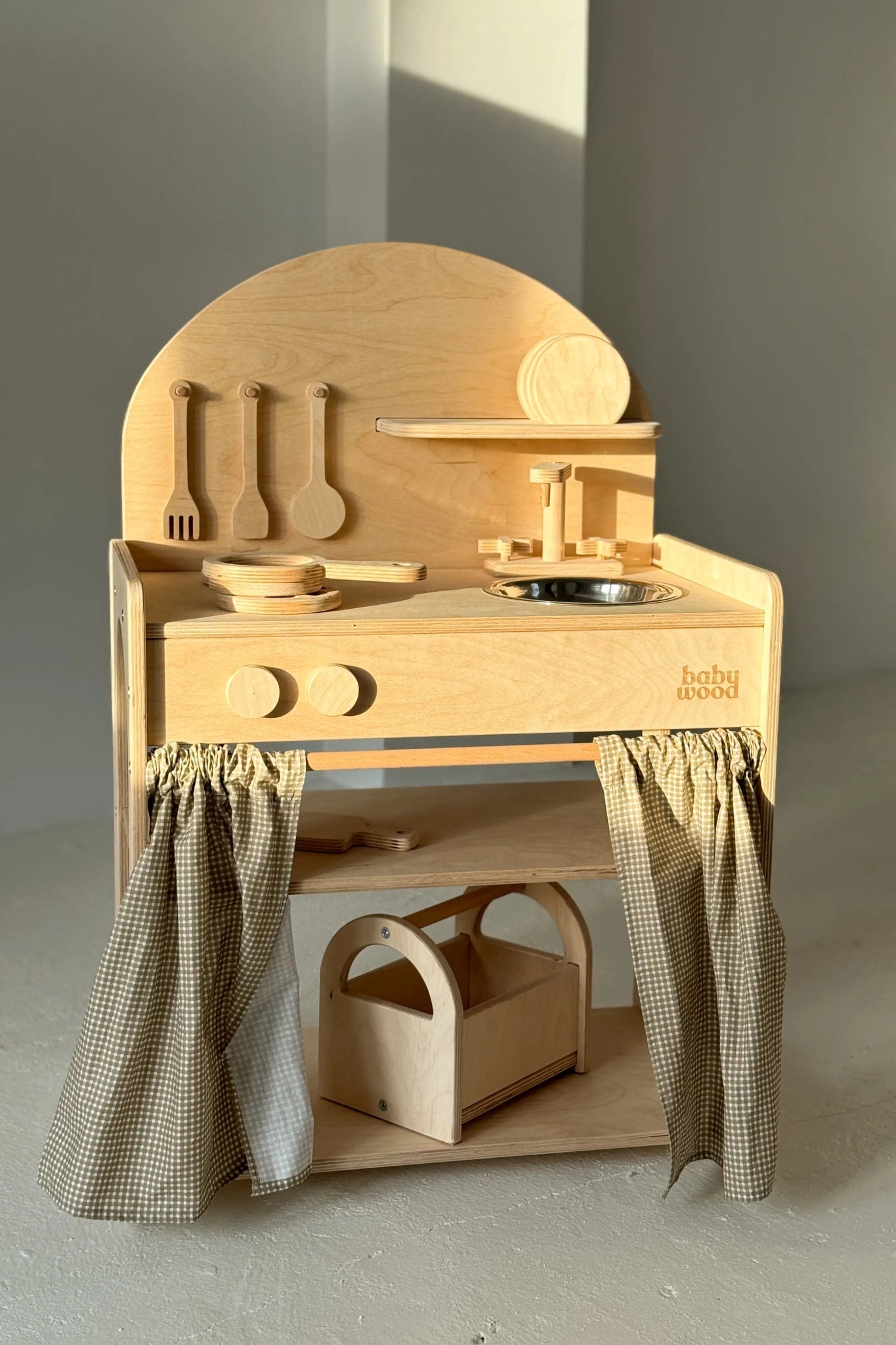 Cuisine en bois fait main - La Cabane à Loulous