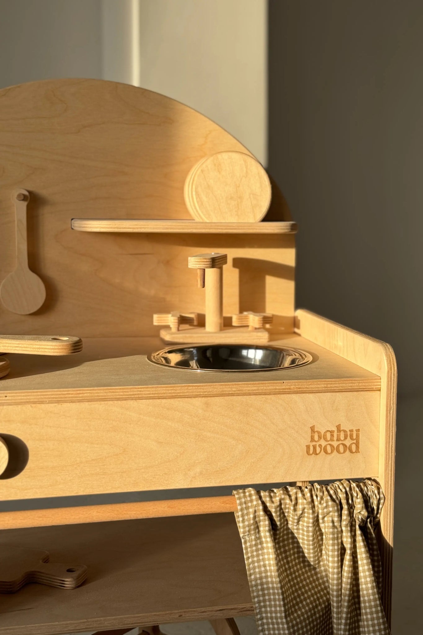 Cuisine en bois fait main - La Cabane à Loulous