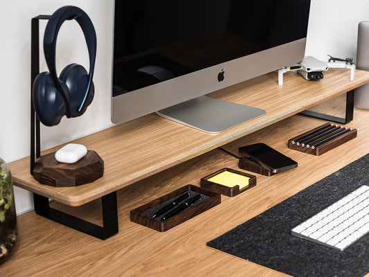 Pieds en métal pour support d'écran à monter soi-même Pieds en métal pour support d'écran à monter soi-même 20 x 9,5 cm,