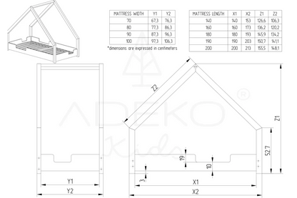 Lit Cabane simple et double LOCA D