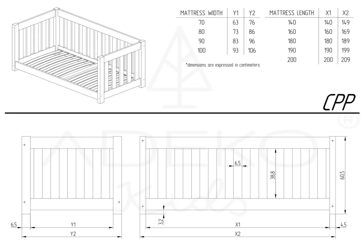 Lit Simple CPD - La Cabane à Loulous