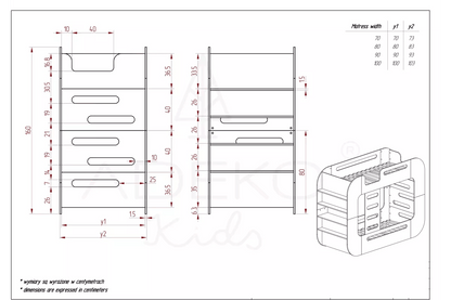 Lit superposé Maison MUNDO pin - La Cabane à Loulous