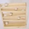 Petit toboggan à boules en bois Montessori - La Cabane à Loulous