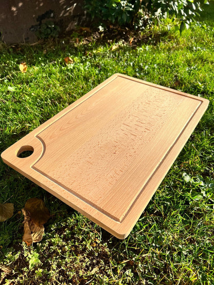 Planche à découper en Hêtre fait main – La Cabane à Loulous, robuste & élégante - La Cabane à Loulous