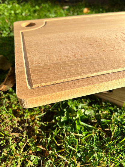 Planche à découper en Hêtre fait main – La Cabane à Loulous, robuste & élégante - La Cabane à Loulous