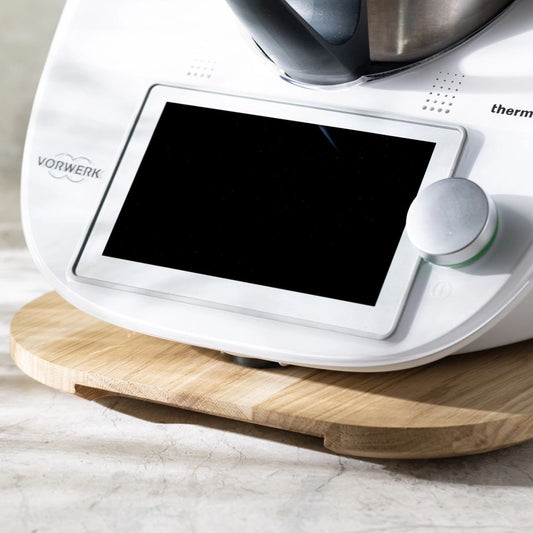 Planche en chêne pour thermomix 340x300x20mm (Compatible avec les modèles TM5 et TM6)