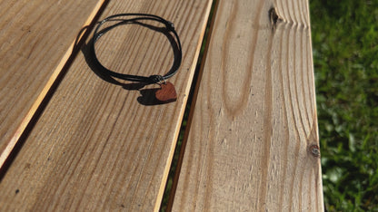 Bracelet Minimaliste en Bois Fait Main