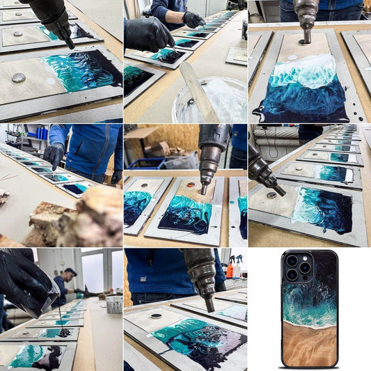 Protection Téléphone Bois et Résine Dream Island - La Cabane à Loulous