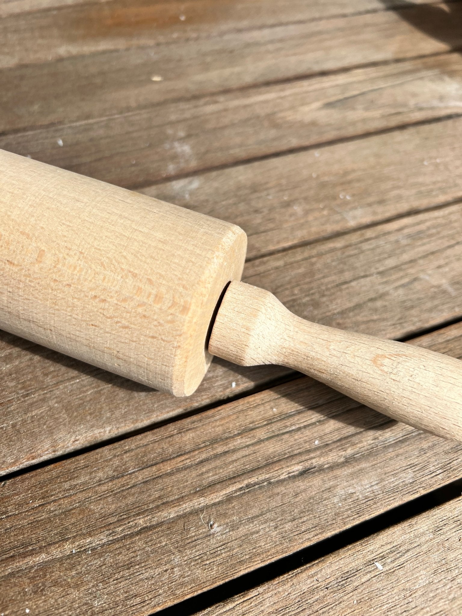 Rouleau à pâtisserie fait main bois - La Cabane à Loulous