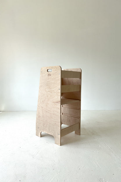 Tour en bois d'observation Montessori - Apprentissage en Cuisine - La Cabane à Loulous