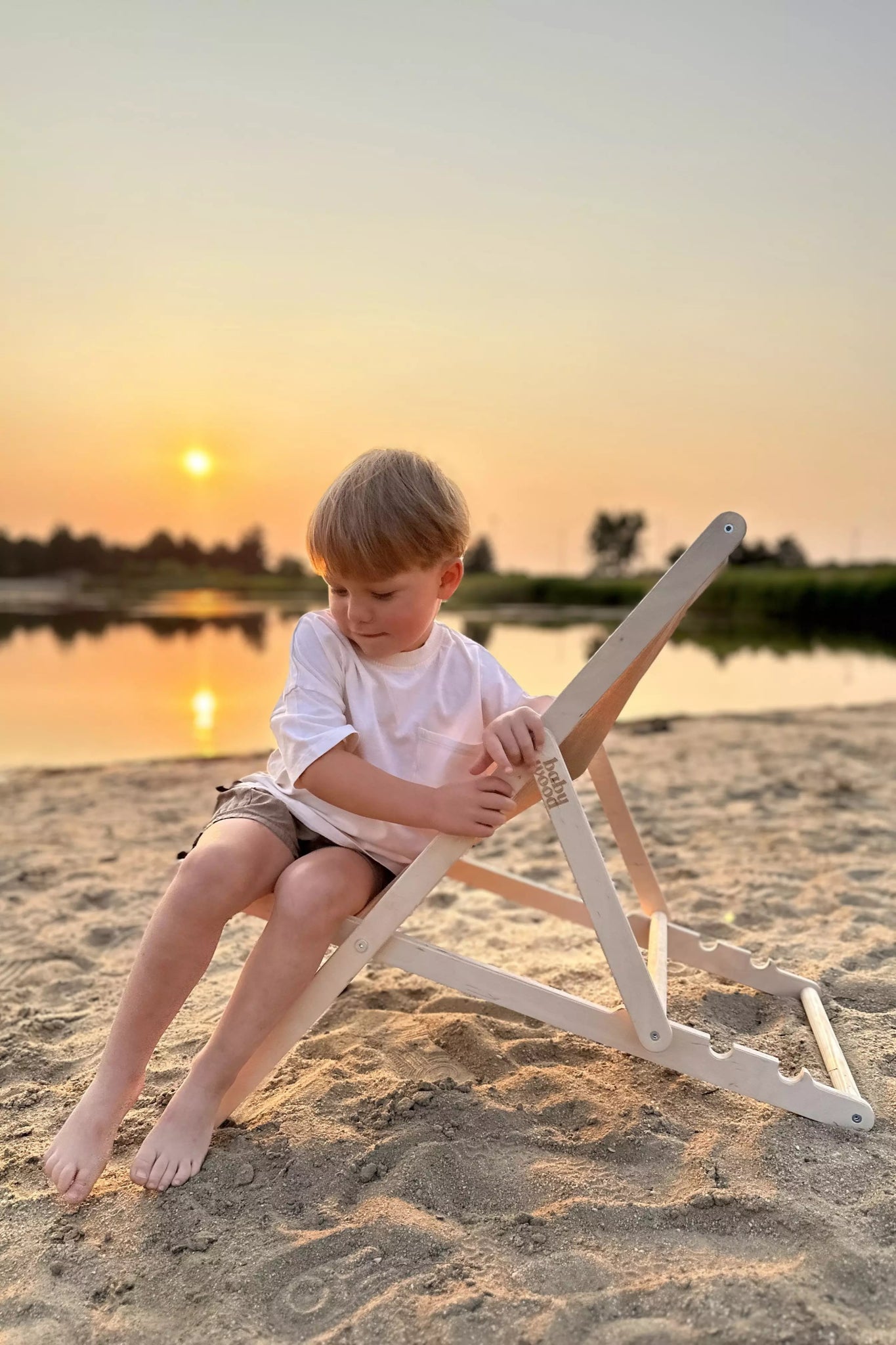 Transat en bois Enfant - La Cabane à Loulous