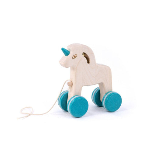 Unicorn sur roulettes  avec clochette